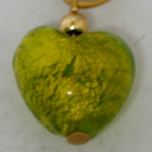 Murano Heart Compiello ( 0.50 x 0.50 in.) # 28 - Click Image to Close